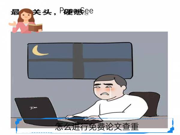 怎么进行免费论文查重