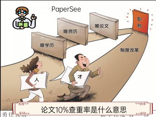 论文10%查重率是什么意思