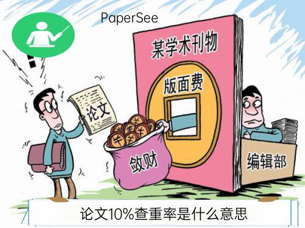 论文10%查重率是什么意思