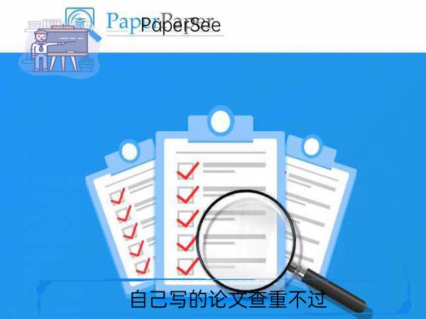 自己写的论文查重不过