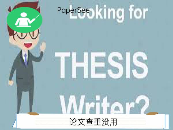 论文查重没用