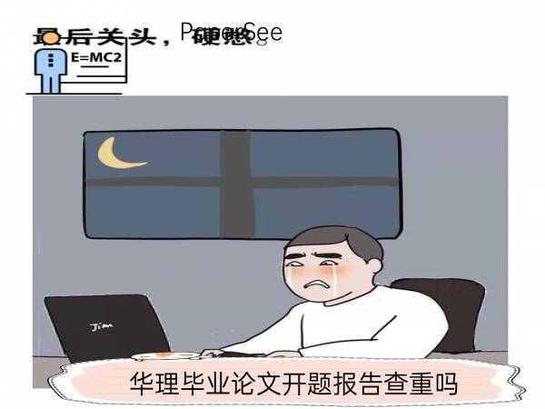 华理毕业论文开题报告查重吗