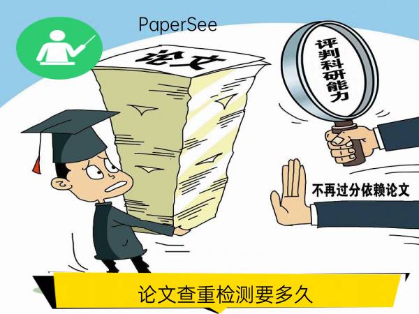 论文查重检测要多久