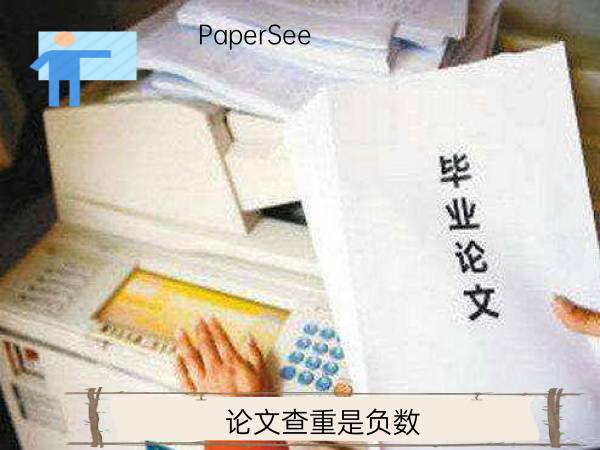 论文查重是负数