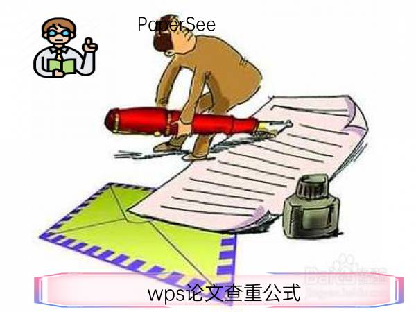 wps论文查重公式